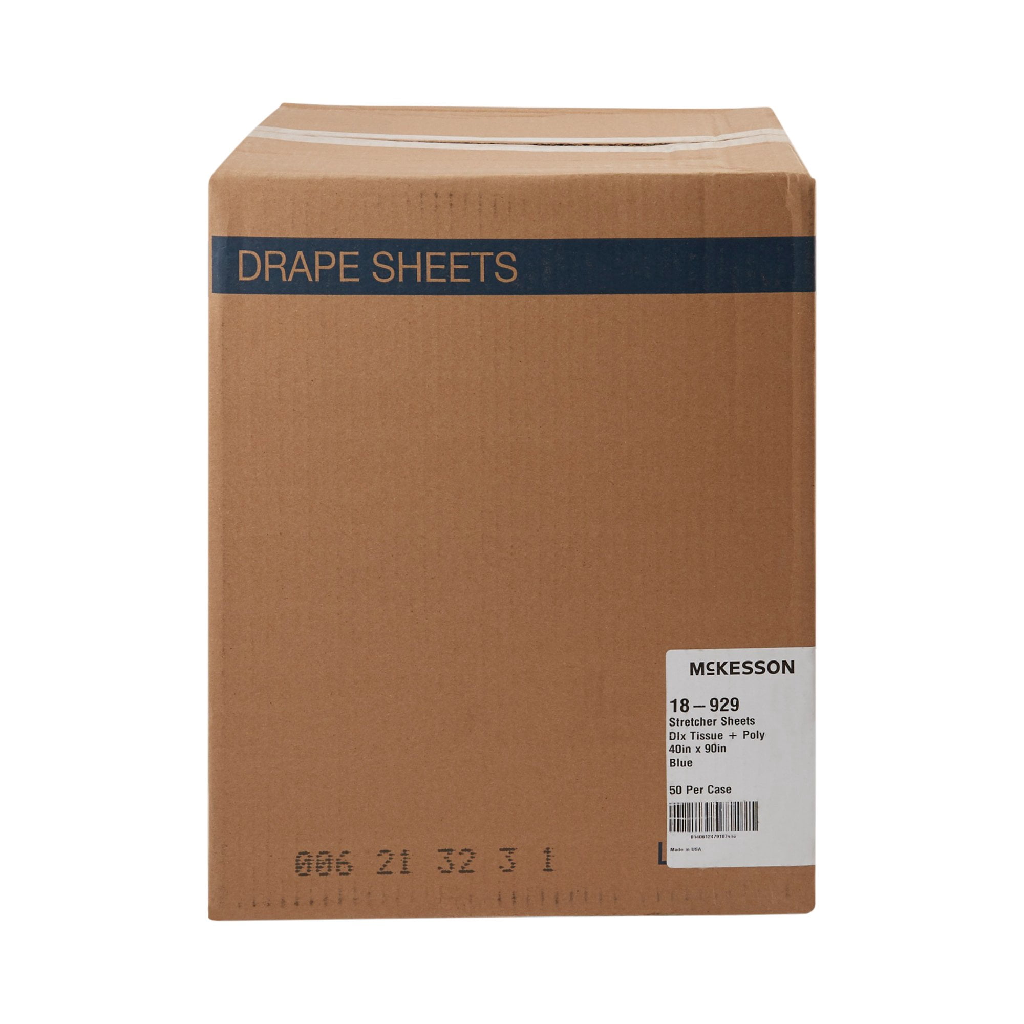 McKesson General Purpose Drapes, Exam Sheets, Premium 3-Ply - 40 in x 90 in, 50 Ct