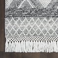 thumbnail image 5 of Nourison Home Moroccan Contemporary Grey/Ivory 5'3" x 7'6" Area Rug, 5 of 9