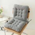thumbnail image 5 of Yhmxh Cojín de respaldo para asiento, cojín lumbar para oficina, cojín de asiento para personas sedentarias, cojín de asiento de invierno, 5 of 5