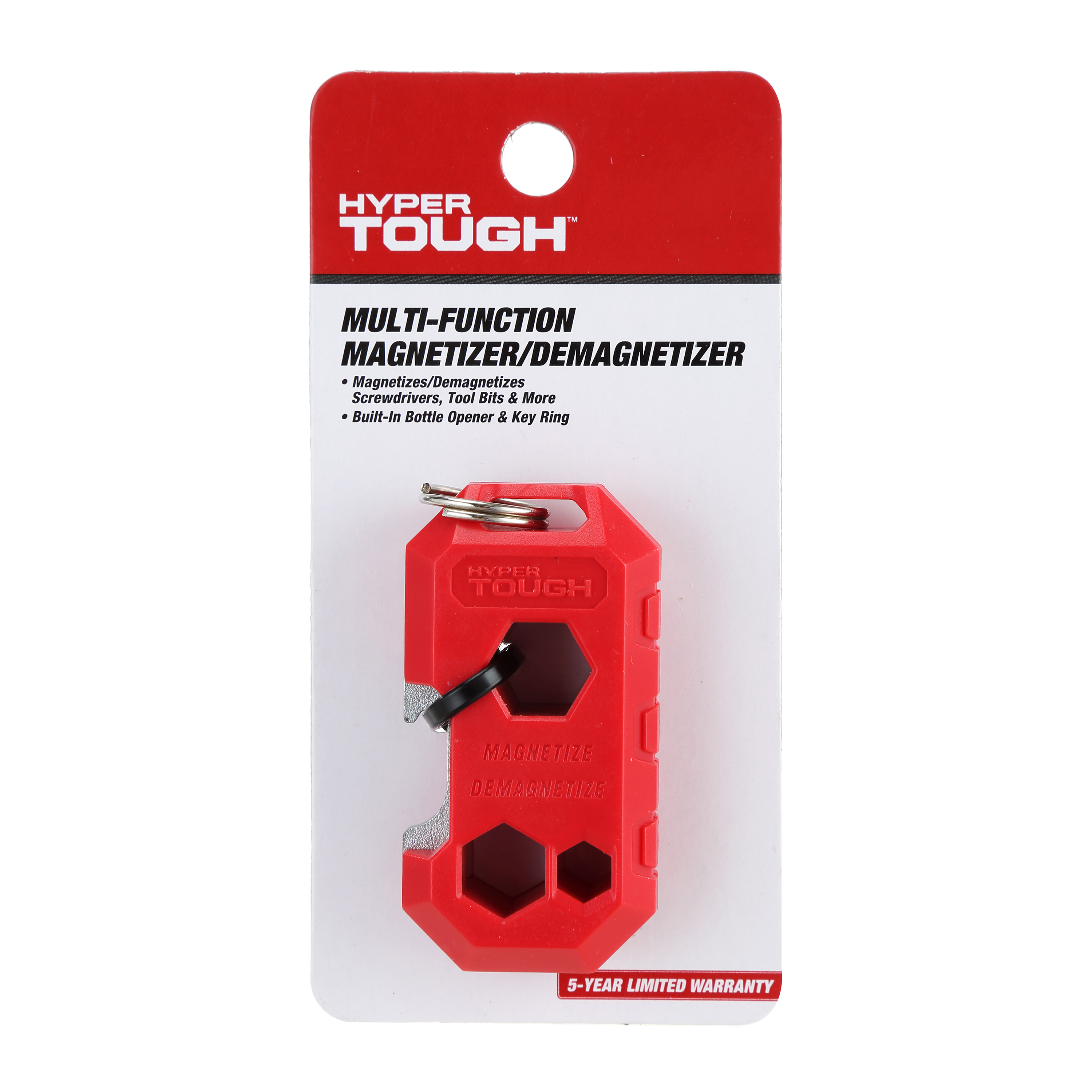Herramienta multifunción imantadora / desimantadora Hyper Tough con imán de cerámica 3