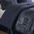thumbnail image 4 of Bedding Sets, 4 PCS King Comforter Set Navy, Navy Bed Sets,Polyester Comforter Sets, Household Supplies & Décor, Bedding, Bedding Sets 4 PCS King Comforter Set Navy, 4 of 11