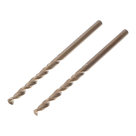 ZEPARO 2pcs High-speed Steel Drill Bits for Hard Metals Steels Cast Iron Stainless Steel
