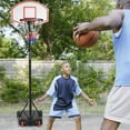 Costway Adjustable Basketball Hoop System Stand for Kids and Adults