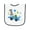 White and Navy, variant on Inktastic Happy 1st Birthday Blue Racing Car Baby Terry Cloth Bib