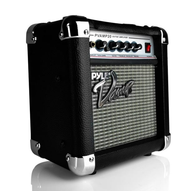 Amplificador Pyle Vamp-Series PVAMP20 de 20 W con ecualizador de 3 bandas y overdrive