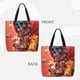 thumbnail image 2 of Disketp Space Skeleton Art Bolsa Tote de Lona para Mujer, Bolso de Hombro y Cruzado con Cierre de Cremallera, 2 of 7