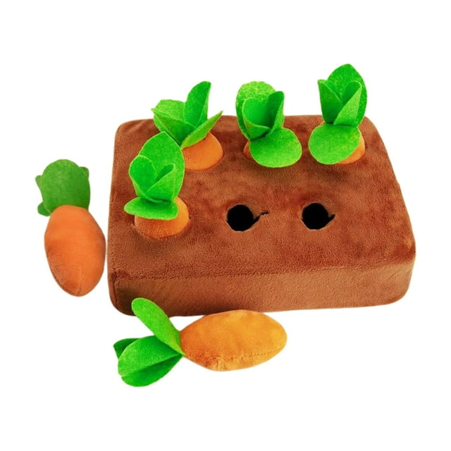Juguete de zanahoria de peluche Juegos de desarrollo Juguetes educativos Montessori Juguetes de rompecabezas para 6 zanahorias Yuyangstore Juguetes de huesos de zanahoria