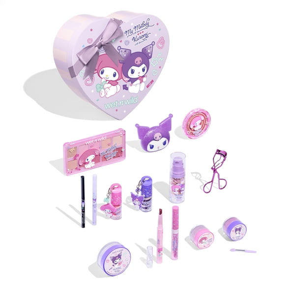 Caja PR de maquillaje wet n wild My Melody & Kuromi