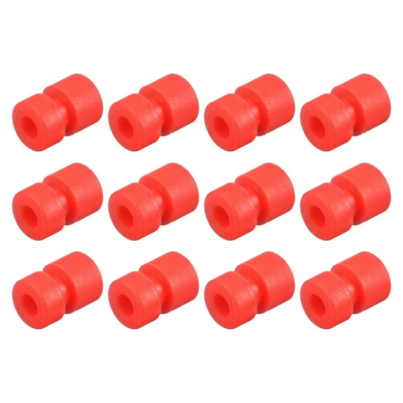 Uxcell 12Pack RC Anti Vibration Rubber Balls for F4 F7 Flight Controller M2x6.6mm Red