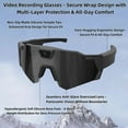 thumbnail image 6 of Kumdkd 4K Video Camera Sunglasses, Smart Glasses with Camera for Baseball Cycling Sports, HD First Person Recording Sunglasses with Polarized Lenses, Long Battery Life, WiFi Smartphone App, 6 of 7