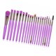 thumbnail image 3 of Juego de 20 brochas para sombras de ojos Sincero brochas sintéticas multifuncionales color morado, 3 of 10
