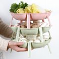 thumbnail image 4 of 3PCS Serving Plate Creative Flower Shape Fruit Plate Snack Plate Food Plate, 4 of 10