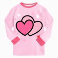 thumbnail image 6 of masbird Kids Clothes for Girls Boys 2 Piece Toddler Clothes Cotton Outfit Fall Winter Sleepwear Set 6-12 Months 12-24 Months 2t 3t 4t 5t 6t 7t 8t 9t Children(Red,2-3 Y), 6 of 8