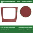 thumbnail image 5 of Central Control Gear Shift Panel Trim Cover for Subaru Forester 2013-2018 Gear Shift Control Anti-Scratch Panel Sticker Carbon Fiber Red Trapezoidal Partial Trim, 5 of 6
