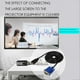 thumbnail image 4 of HDTV HDMI Gold Male To VGA Male 15Pin Adapter Cable 6FT 1.8M 1080P, 4 of 5