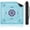 Light Blue, variant on Mahjong Mat with Rules,32.5x32.5Water Repellent & Crease-Free Mah Jongg Mat with Carry Bag, 3MM Noise Reduction Anti-Slip Rubber Backed Game Table Cover for American Mahjong Tile Set(Ships Rolled)