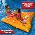 thumbnail image 6 of Cheez-It Pool Float – Extra Large Inflatable Raft for Pool, Beach & Lake, Durable PVC, 4.5+ Feet, 6 of 8