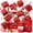 Red, variant on Graduation Explosion Gift Box – Pop Up Money Holder DIY Surprise Box with Confetti, Creative Cash Gift for Grad, Fillable Candy & Party Gift Set (Blue, 10PCS)