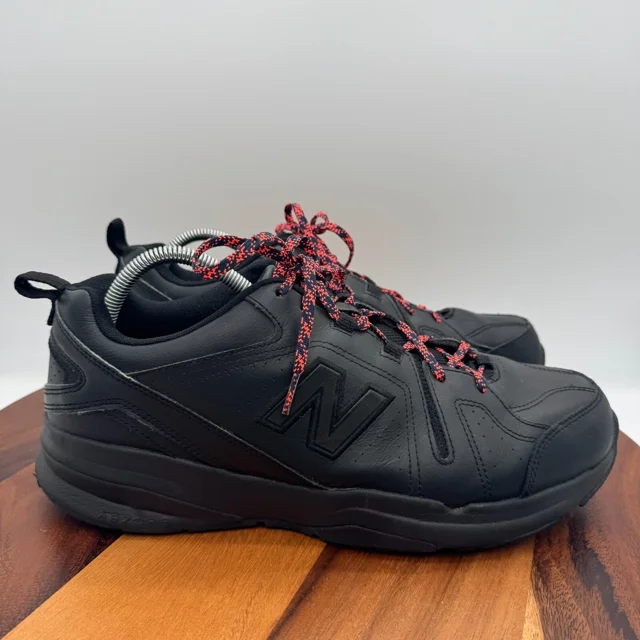 New Balance 608 V5 Shoes Mens 12 Wide 4E Black Casual Walking Athletic Sneakers