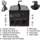 thumbnail image 4 of Luces LED láser Mini Yashi para escenario RGBW DMX 512 color negro enchufe UE, 4 of 5