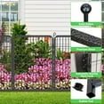 thumbnail image 5 of SQIREP Metal Garden Fence 94.5ft(L)x40in(H) No Dig Fence Decorative Garden Fencing with Gate Animal Barrier Fences for Backyard Patio Garden Flower Beds, 5 of 9