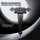 thumbnail image 5 of Heavy Duty Gate Hinges 8inch Strap Hinges Shed Door Hinges Barn Door Hinges For Wooden Fences Decor, 5 of 5