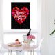 thumbnail image 3 of Decoraciones para San Valentín, adornos para San Valentín, bandera de jardín de doble cara de 30 x 45 cm, decoraciones para San Valentín en el jardín, suministros para fiestas de San Valentín, bandera, 3 of 5