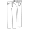 thumbnail image 6 of Real School Young Men's Uniform 5-Pocket Stretch Skinny Leg Pant, 6 of 6