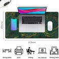 thumbnail image 4 of Large Mouse Pad, Desk Pad with Non-Slip Base Extended Mouse Pad XXL Keyboard Mouse Pad Desk Mat On Top of Desks for Work, Game, Office, Home - Emerald Marble (31.5x15.7 in), 4 of 5