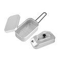 thumbnail image 3 of Camping Bento Box Camping Kettle Juego de cafetería de calefacción rápida Campamento de campamento para fogatas para montañismo Barbq mochilado blanca, 3 of 8