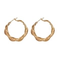 thumbnail image 3 of Xihbxyly Pendientes Retorcidos, Elegantes Ganchos para La Oreja con Diamantes de Imitación, Joyería de Moda Única, Diseño Llamativo, Regalo Perfecto para Tus Seres Queridos, Adecuados para Cualquier, 3 of 3
