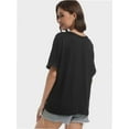 thumbnail image 6 of Women's Casual Short Sleeve T-Shirt, Crew Neck Basic Tee, Soft Comfortable Everyday Top, 6 of 6