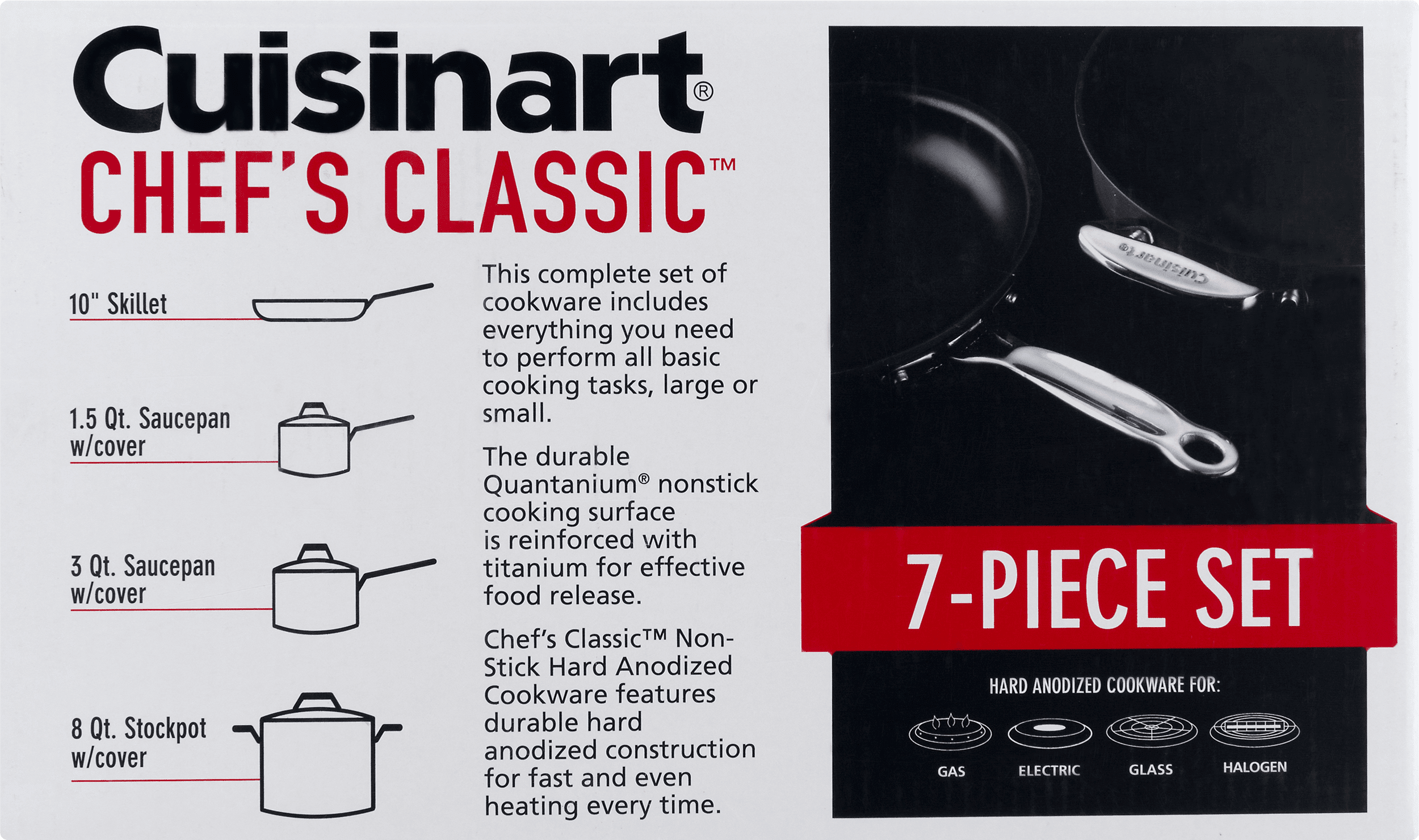 Best Buy: Cuisinart 14-Piece Cookware Set Black P57-14BK