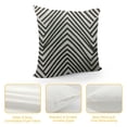 thumbnail image 4 of Chilfamy   Mudcloth Chevron Throw Pillow Cover Wave Line Art Zigzag Black and White Stripes Pillow Case Decorative Men Women Boy Girl Room Cushion Cover for Home Couch Bed White, 4 of 5