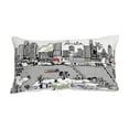 thumbnail image 5 of 24" White Austin Daylight Skyline Lumbar Decorative Pillow, 5 of 5