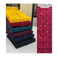 thumbnail image 5 of DWEEP SARA Mens Burgundy Viscose Rayon Resham Dhaga Sequence Solid Embroidered Long Straight Kurta and pant  For Men, 40, 5 of 5
