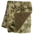 thumbnail image 6 of Chanasya Fuzzy Faux Fur Throw Blanket - Light Weight Blanket for Bed Couch and Living Room Suitable for Fall Winter and Spring (60x70 Inches) Green, 6 of 8
