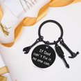 thumbnail image 3 of Dad Tool Keychain Fix It Gift Set Hammer Screwdriver Wrench Alloy Key Ring, 3 of 4
