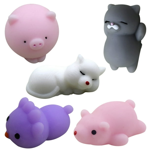 Utoimkio 5Pcs Squishy Toys, squishies Toys Gifts for Party Favors for Kids, Mini Supper Cute Animals Stress Relief Toys Squeeze Toys Squishy fidget toy Basket Stuffers - Walmart.com