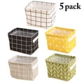 thumbnail image 2 of Coofit 5PCS Storage Basket Creative Storage Bin Storage Organizer for Fruits Clothes, 2 of 10