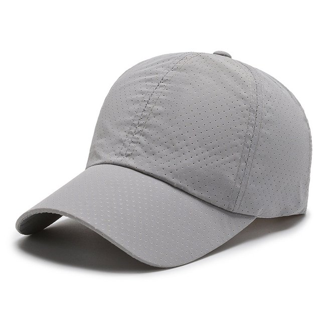 1 Uds. Sombrero para el sol de verano al aire libre, gorra de béisbol informal transpirable con protección solar, gorra de béisbol para pesca, gris claro Rojo Verde
