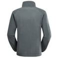 thumbnail image 7 of Miluxas Men's Full Zip Sweatshirt No Hood Hoodies Casual Cardigan Lightweight Cotton Hoody Gray, 7 of 7