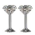thumbnail image 1 of Metal Crystal Rhinestone Tie Backs Ganchos de cortina Holdback Borla Cenefa Soporte de suspensión de pared 2 Piezas seitruly HA3091-02, 1 of 6