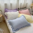 thumbnail image 3 of Nvzi-a 2Pcs Cotton pillowcase Simple is not simple, high quality cotton pillowcase, let sleep more at ease 18.9x29.13inch(pink）, 3 of 3