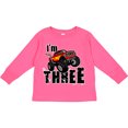thumbnail image 3 of Inktastic Monster Truck 3rd Birthday Boys or Girls Long Sleeve Toddler T-Shirt, 3 of 5