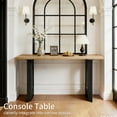 thumbnail image 3 of CATLK 59.2 Inch Console Table, Entryway Table, Narrow Long Sofa Table Behind Couch for Foyer, Living Room, Entry, Hallway, Natural, 3 of 9
