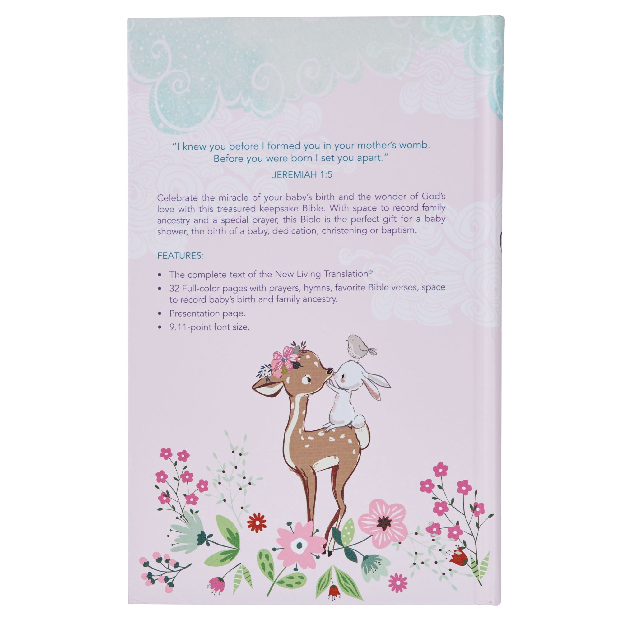 Bible NLT Infant (Hardcover, Pink) (Hardcover)