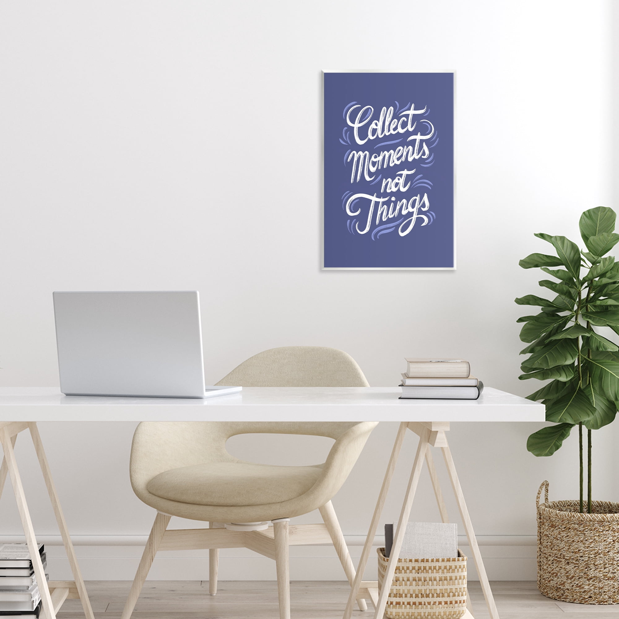 Stupell Industries Collect Moments Not Things Wall Plaque Art, design by Martina Pavlova
