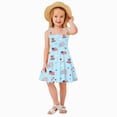thumbnail image 2 of KPOPLK Girls 4th of July Dress Kids USA Dresses American Flag Dress Independence Day Patriotic Outfit 1-14y(12-18 Months,Sky Blue), 2 of 4