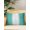 Turquoise, White, variant on Outdoor Pillows Waterproof, Dark Sage Green Ombre Throw Pillows with Inserts Included, Modern Farmhouse Gradients Art Indoor Outdoor Decorative Lumbar Pillow for Bed/Couch/Patio 16"x16", 1Pcs